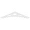 Ekena Millwork Pitch Wellington Architectural Grade PVC Gable Pediment, 36"W x 7 1/2"H x 1"P (5/12) GPP036X008X100WEL - alternate 4